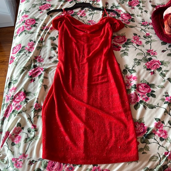 haute monde red dress Haute Monde Dresses | New Red Haute Monde Bodycon Lace Dress | Color: Red | Size: M